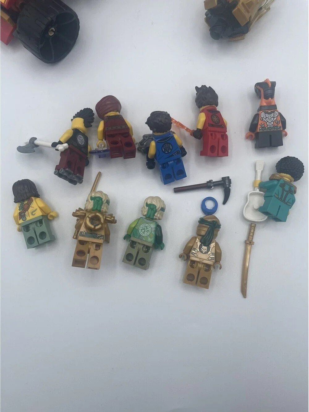 LEGO NINJAGO Minifigure Lot of 12 Assorted Figures With Various Accessories!